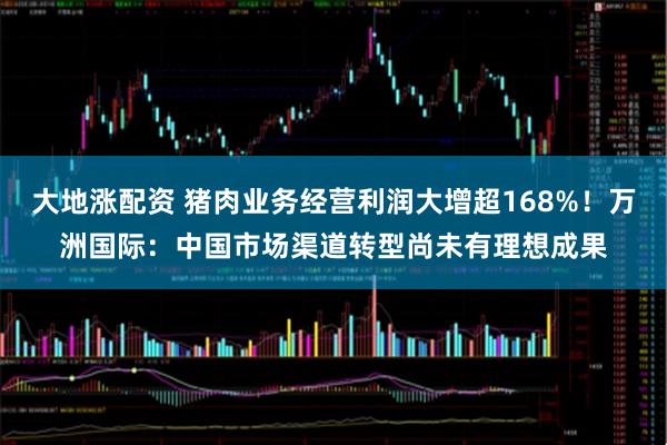 大地涨配资 猪肉业务经营利润大增超168%！万洲国际：中国市场渠道转型尚未有理想成果