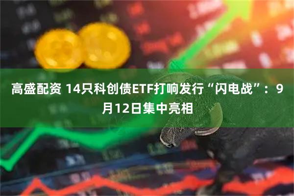 高盛配资 14只科创债ETF打响发行“闪电战”：9月12日集中亮相